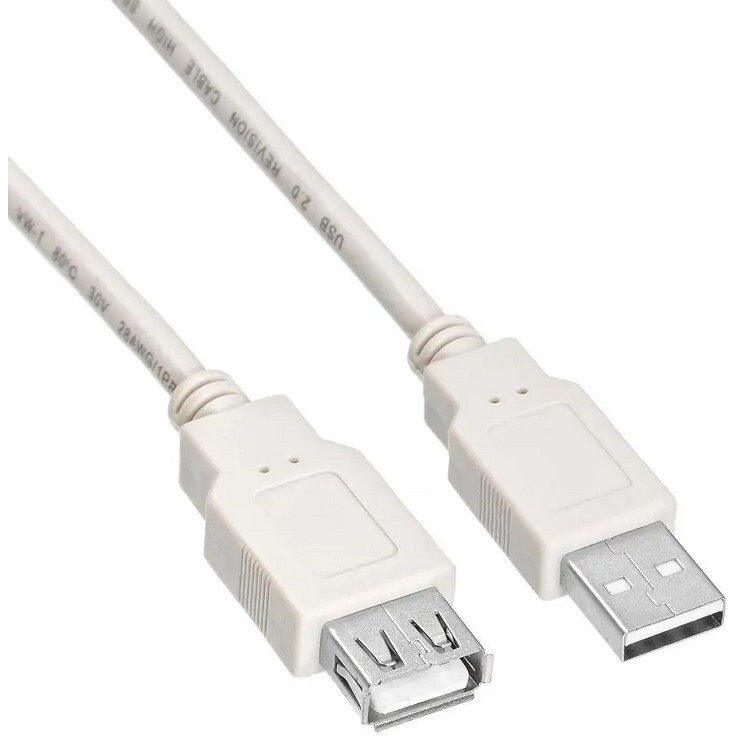 Кабель удлинительный USB A (M) - USB A (F), 1.5м, KingPrice KP-AMAF-V2-1.5M