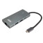 Док-станция HIPER USB-C HUB 6-in-1 Grey (HP-DS6-01)