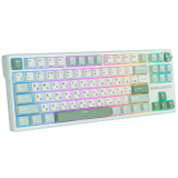 Клавиатура Royal Kludge R87 Pro Sky Cyan (Cream Switch) (6977576550700)