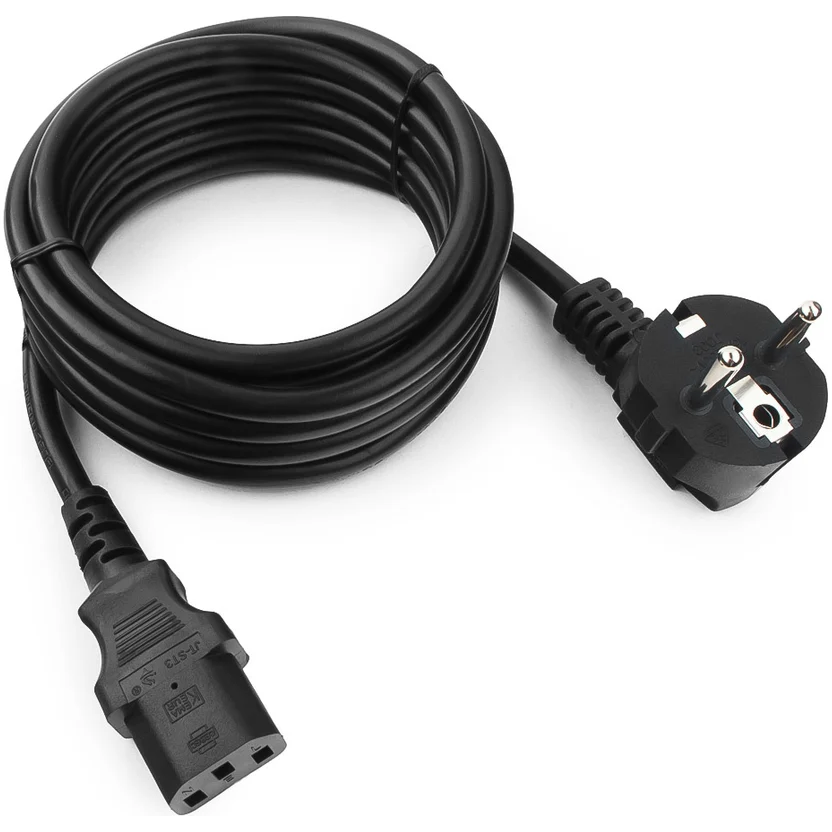 Кабель питания Schuko - IEC-320-C13, 3м, Cablexpert PC-186-1.5-3M