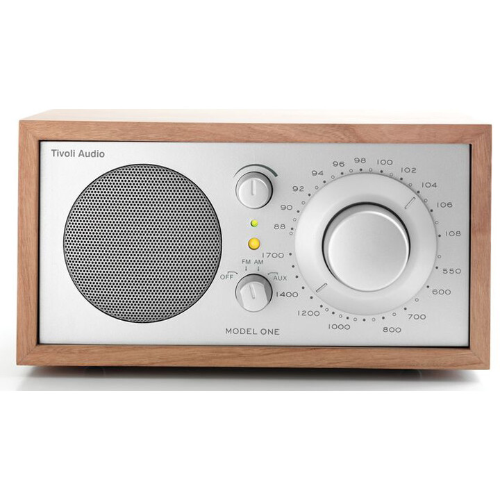 Радиоприёмник Tivoli Audio Model One Silver/Cherry - M1SLC