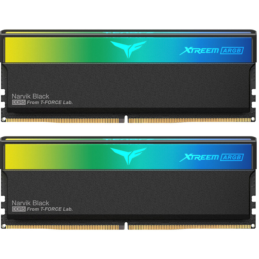 Оперативная память 32Gb DDR5 7200MHz Team T-Force Xtreem Black ARGB (FF9D532G7200HC34ADC01) (2x16Gb KIT)