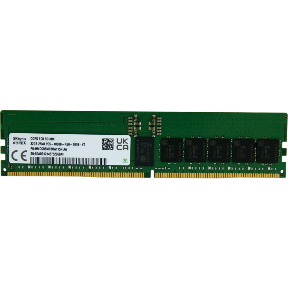 Оперативная память 32Gb DDR5 4800MHz Hynix ECC Reg (HMCG88MEBRA115N) OEM