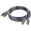 Кабель 2x RCA (M) - 2x RCA (M), 1м, UGREEN AV104 - 30747 - фото 3