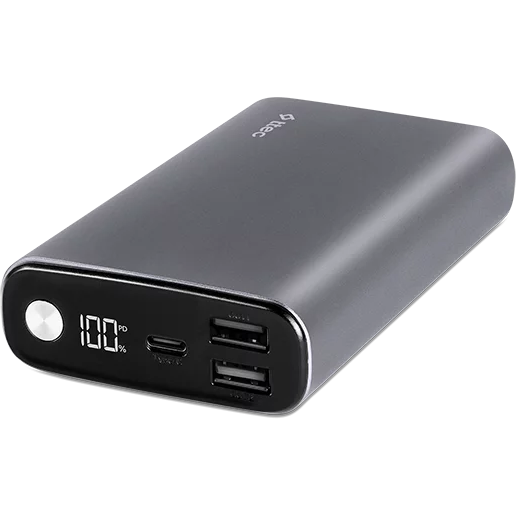 Внешний аккумулятор ttec ReCharger Pro LCD 15000mAh 65W Space Gray - 2BB216UG