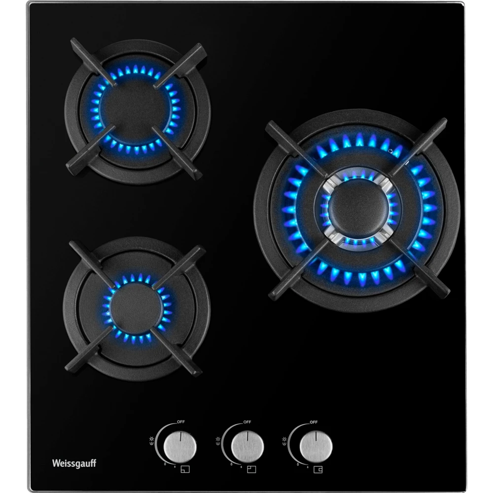 Газовая варочная панель Weissgauff HGG 451 BGh Nano Glass - 433082