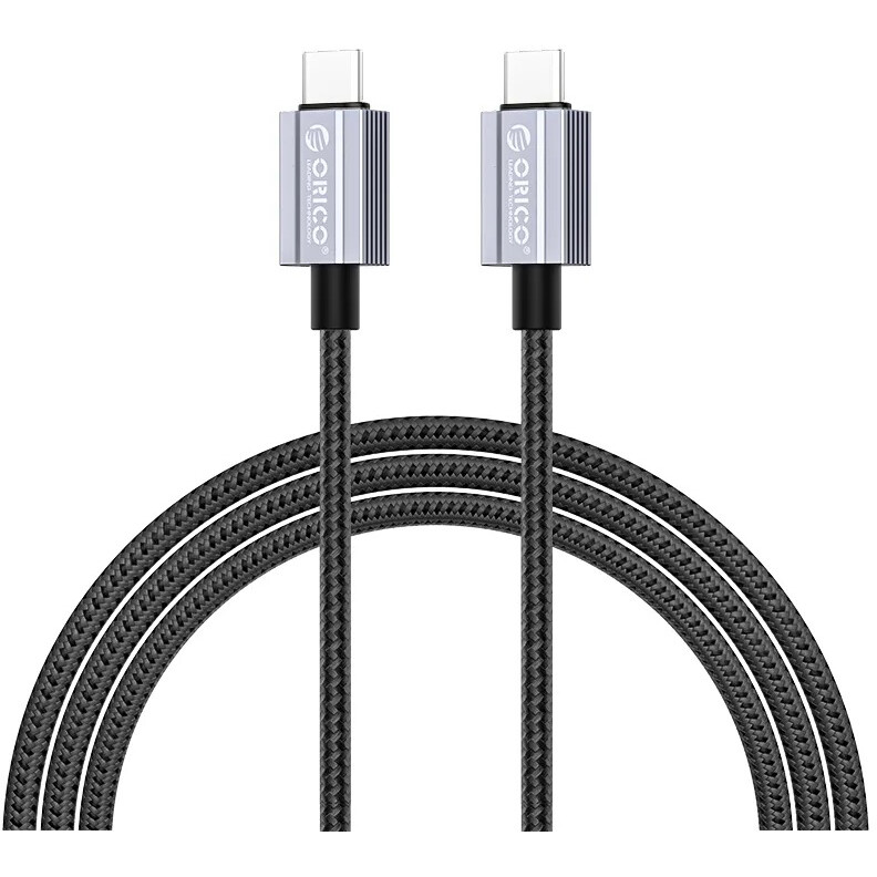 Кабель USB Type-C - USB Type-C, 2м, Orico GQA100-20-BK-BP - ORICO-GQA100-20-BK-BP