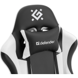 Игровое кресло Defender Tios Black/White (64055)