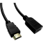 Кабель удлинительный HDMI - HDMI, 1.5м, Buro BU-HDMI2.0-EXTND-1.5M