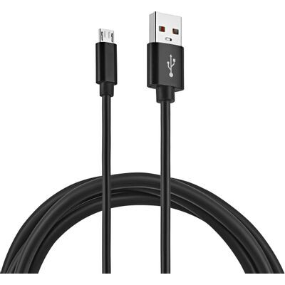 Кабель USB A (M) - microUSB B (M), 1м, Buro (BU-MICROUSB-1M) Black