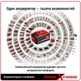 Зарядное устройство + АКБ Einhell 18V Starter-Kit Power-X-Change (4512042)