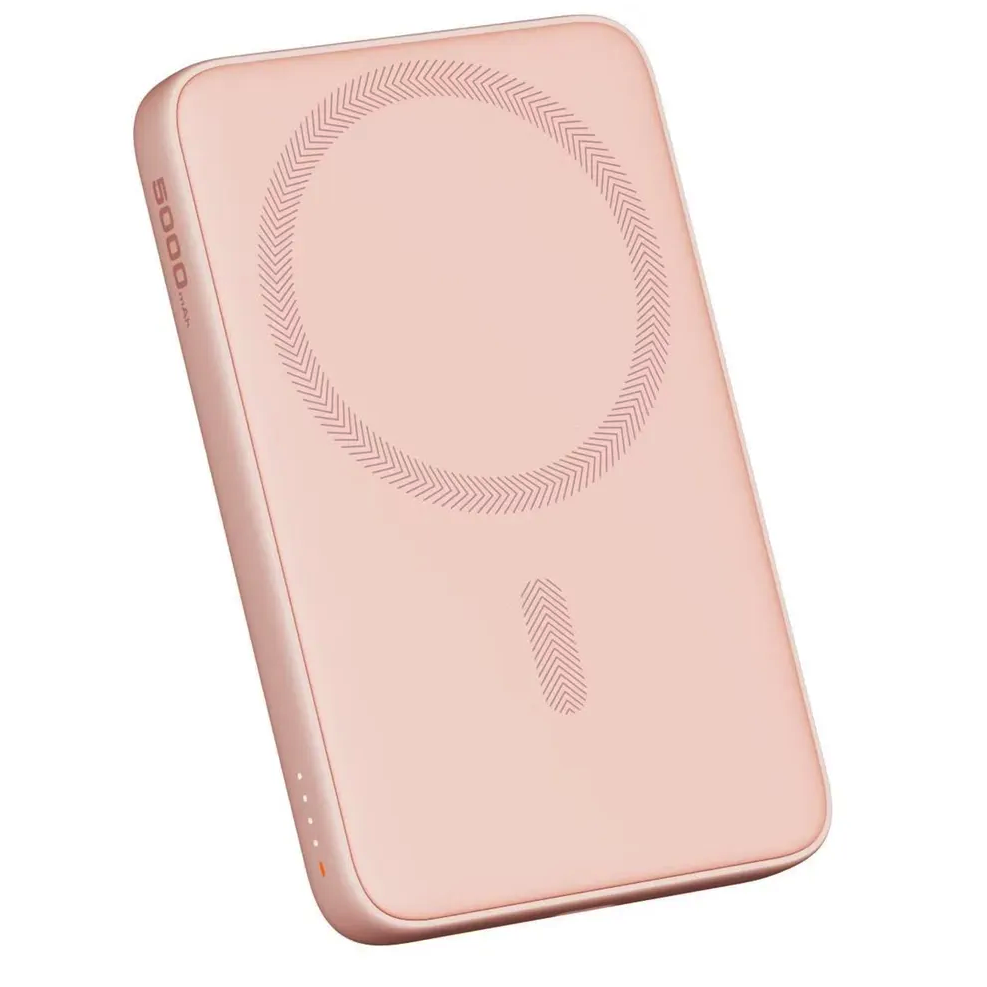 Внешний аккумулятор Aukey Magnetic 5000 Pink - APB-PB-MS03PK