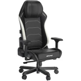 Игровое кресло DXRacer Master Plus/XL Leatherette Black/White (GC/XLMF24LTA/NW)