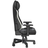 Игровое кресло DXRacer Master Plus/XL Leatherette Black/White (GC/XLMF24LTA/NW)