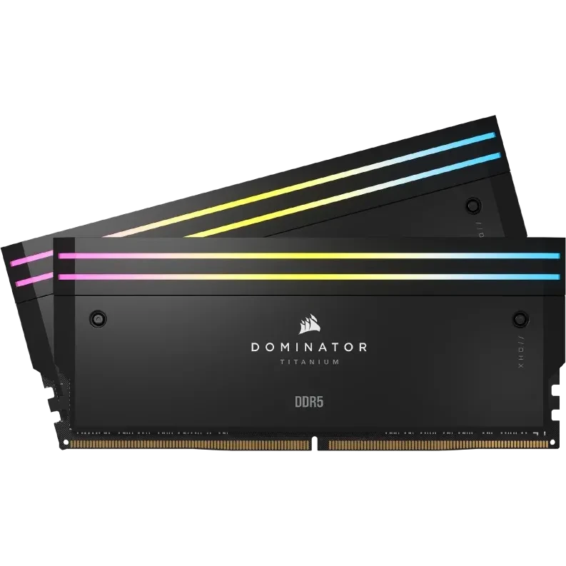 Оперативная память 96Gb DDR5 7000MHz Corsair Dominator Titanium RGB (CMP96GX5M2B7000C40) (2x48Gb KIT)