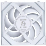 Вентилятор для корпуса Lian Li UNI Fan SL Wireless LCD 120 Reverse Blade White (G99.12RSLLCD1W1W.R0)