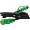 Патч-корд Hyperline PC-LPM-UTP-RJ45-RJ45-C6a-0.5M-LSZH-BK, 0.5м