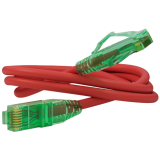 Патч-корд Hyperline PC-LPM-UTP-RJ45-RJ45-C6a-0.5M-LSZH-RD, 0.5м