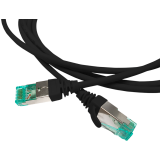 Патч-корд Hyperline PC-LPT-SFTP-RJ45-RJ45-C6a-1M-LSZH-BK, 1м