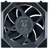 Вентилятор для корпуса Lian Li UNI Fan SL Wireless LCD 120 Black (3 шт.) (G99.12SLLCD1W3B.R0)