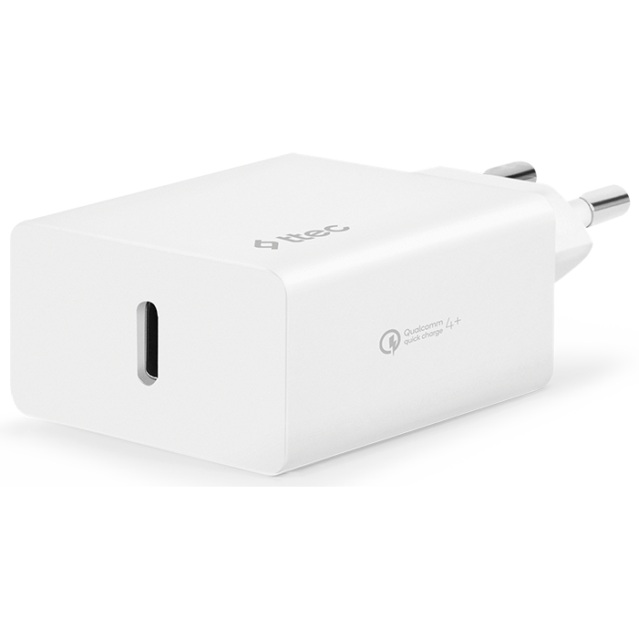 Сетевое зарядное устройство ttec SmartCharger PD USB-C 18W Travel Charger with Lightning Cable - 2SCS22BL