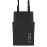 Сетевое зарядное устройство ttec SmartCharger Travel Charger 2.1A Lightning Cable Black (2SCS20LS)