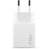 Сетевое зарядное устройство ttec SmartCharger Travel Charger 2.1A Lightning Cable White (2SCS20LB)