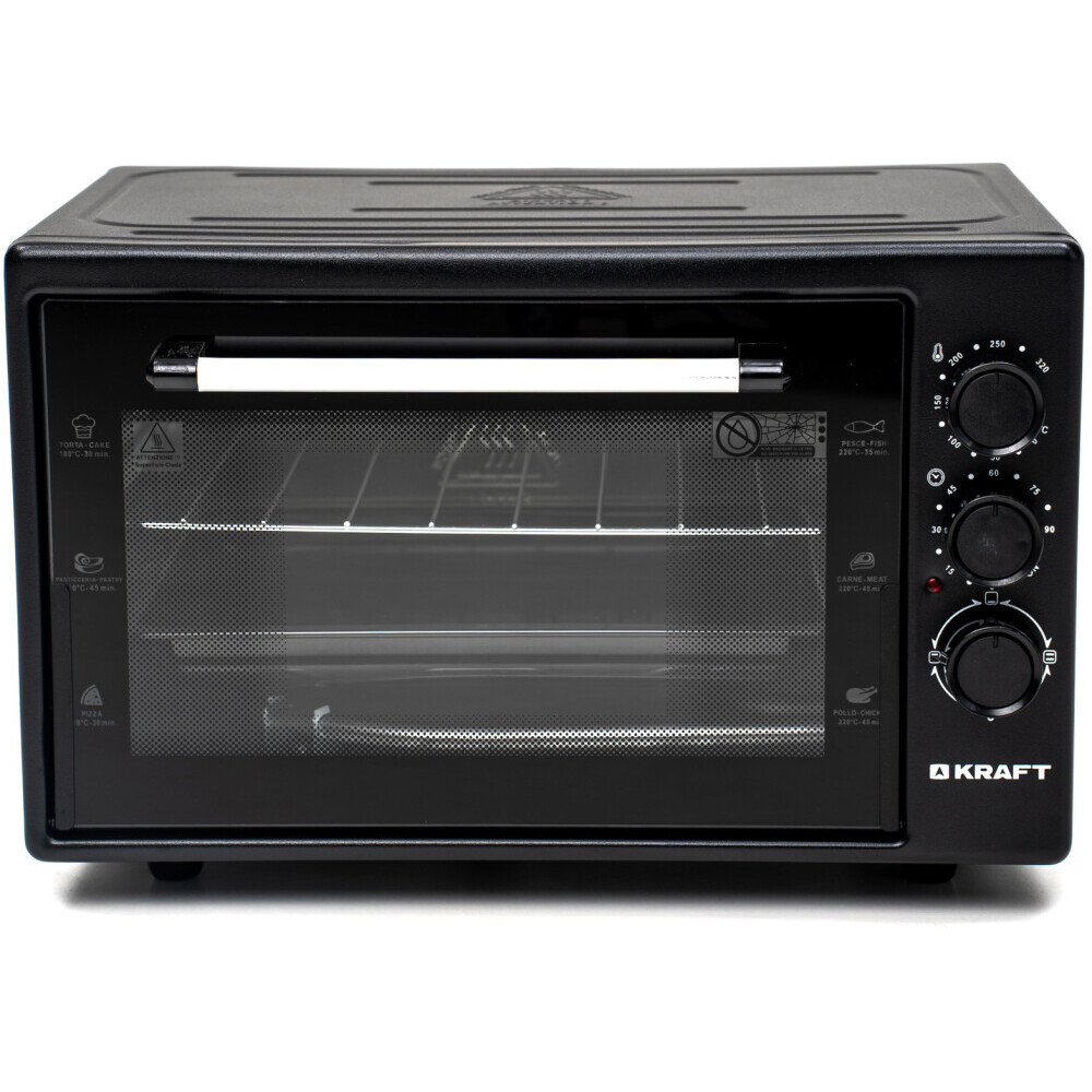 Мини-печь KRAFT KF-MO 4500 Black - KF-MO 4500 BL