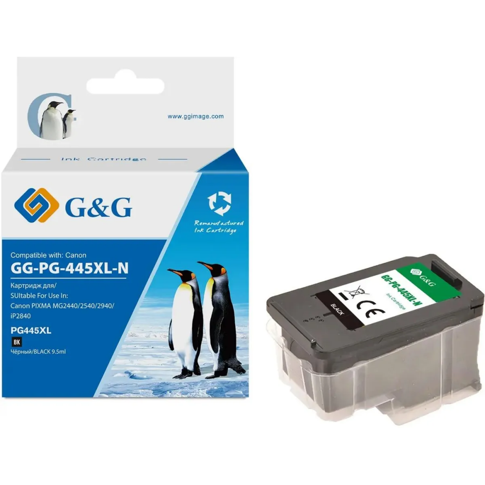 Картридж G&G GG-PG-445XL-N Black