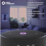 Умная колонка Яндекс Станция Мини 3 чёрная (YNDX-00027BLK)