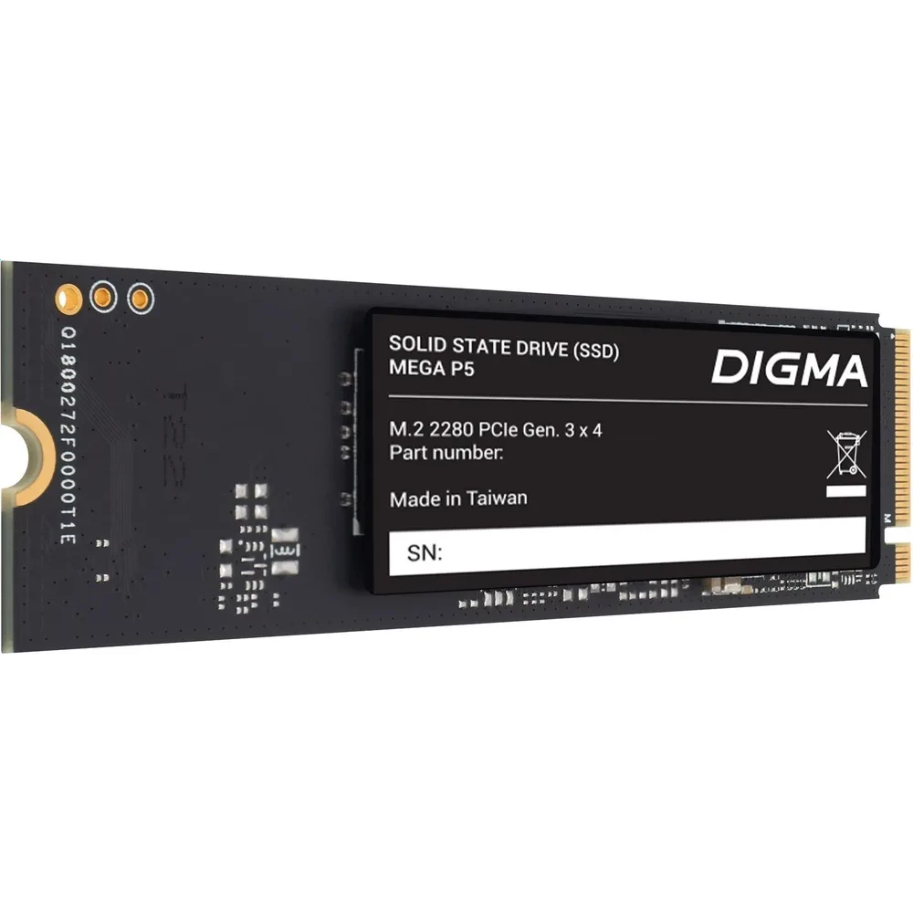 Накопитель SSD 256Gb Digma Mega P5 (DGSM3256GP53T)