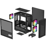 Корпус DeepCool CH360 Digital Black (R-CH360-BKAPE3D-G-1)