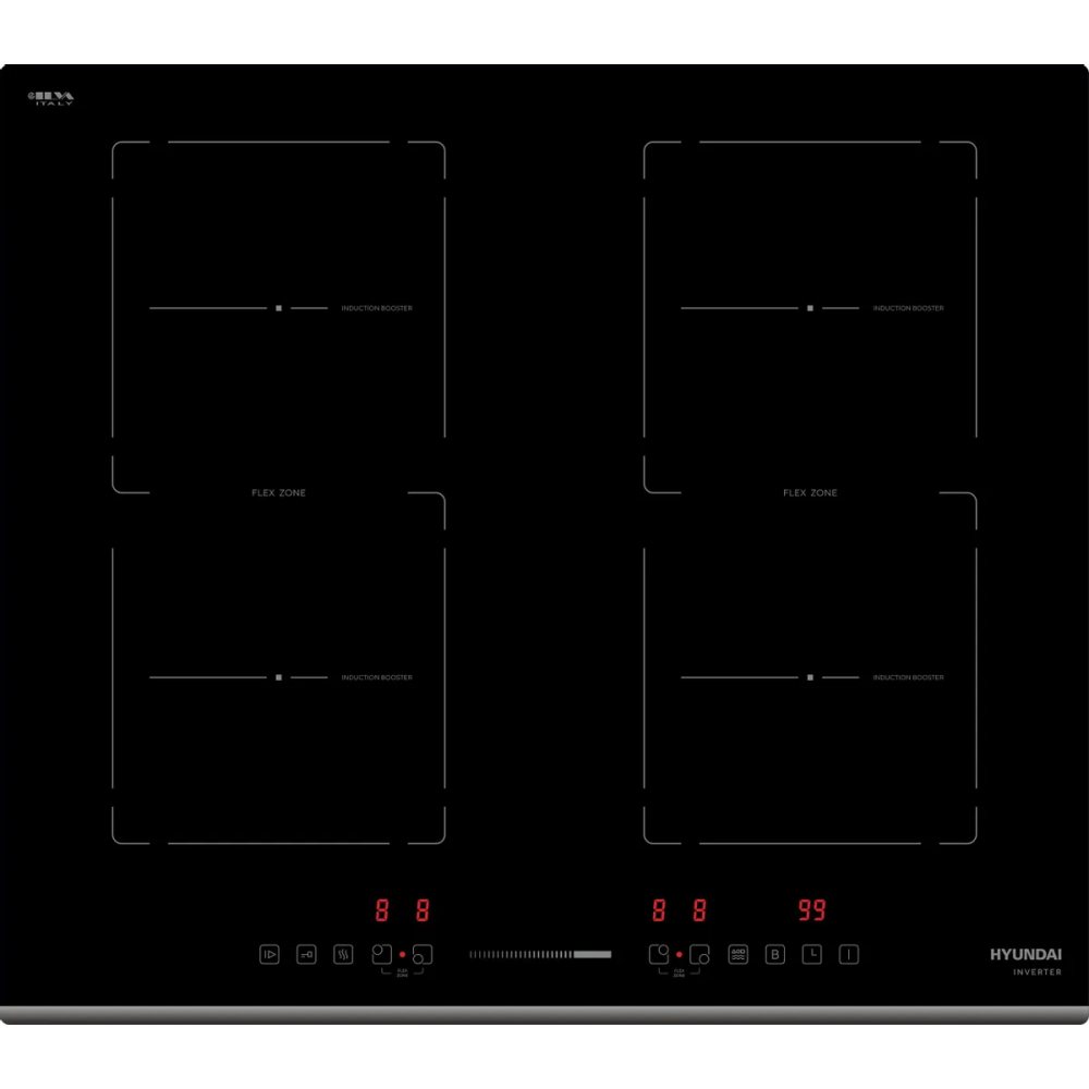Индукционная варочная панель Hyundai HHI 6772 BG