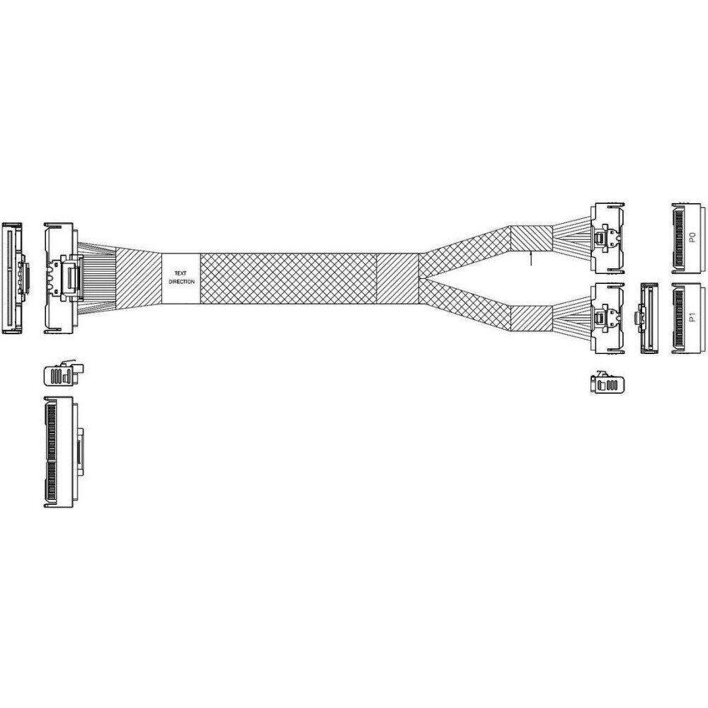 Кабель Luxshare L285MM007-SD-R