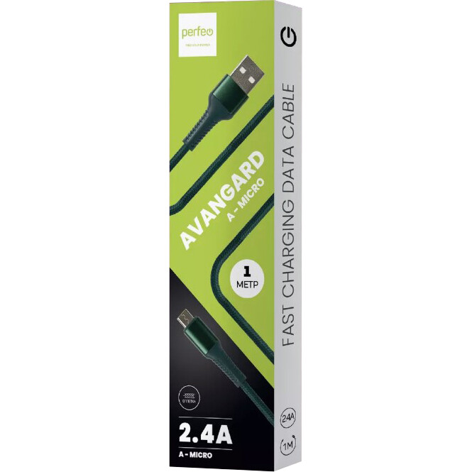 Кабель USB A (M) - microUSB B (M), 1м, Perfeo U4023