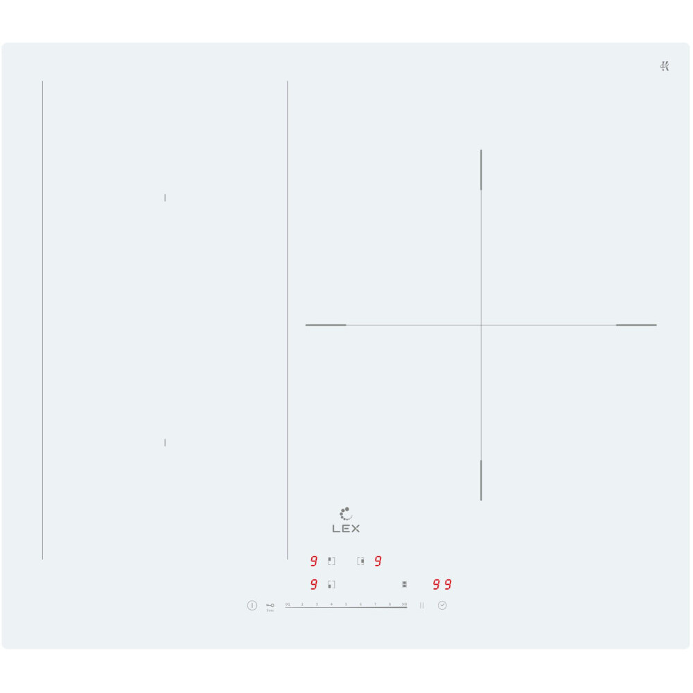 Индукционная варочная панель LEX EVI 631A WH - CHPE000039