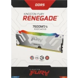 Оперативная память 16Gb DDR5 7600MHz Kingston Fury Renegade White (KF576C38RWA-16)