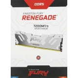 Оперативная память 32Gb DDR5 7200MHz Kingston Fury Renegade White RGB (KF572C38RWK2-32) (2x16Gb KIT)