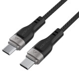 Кабель USB Type-C - USB Type-C, 1.2м, ACEFAST AF-C11-03-BK