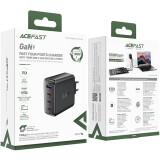 Сетевое зарядное устройство ACEFAST A94 Black (AF-A94-BK)