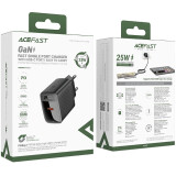 Сетевое зарядное устройство ACEFAST A104 Black (AF-A104-BK)