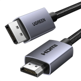 Кабель DisplayPort (M) - HDMI (M), 1м, UGREEN DP125 (35840)