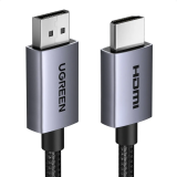 Кабель DisplayPort (M) - HDMI (M), 1м, UGREEN DP125 (35840)