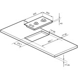 Газовая варочная панель LEX GVG 323A BBL (CHAO000414)