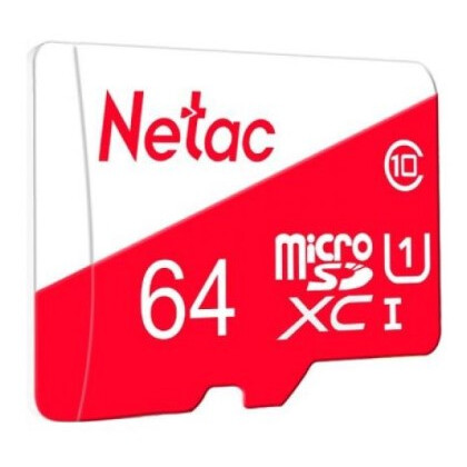 Карта памяти 64Gb MicroSD Netac P500 ECO (NT02P500ECO-064G-N)