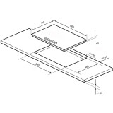 Газовая варочная панель LEX GVG 954 BBL (CHAO000431)