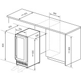 Винный шкаф LEX LWD3020BL (CHAT500003)