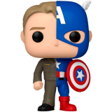 Фигурка Funko POP! Bobble Marvel Split Steve Rogers/Captain America (80891)