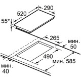 Индукционная варочная панель MAUNFELD CVI292S2FWH (КА-00018876)