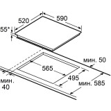 Индукционная варочная панель MAUNFELD CVI594SF2BG (КА-00018880)